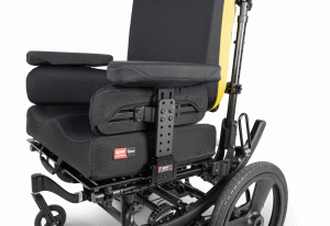 Close up image of Combo QR Pan Mount Wheelchair