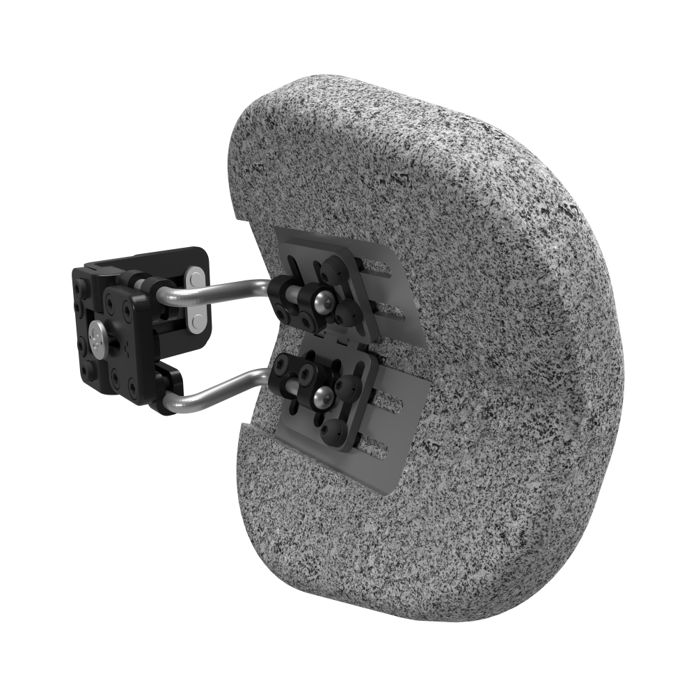 Axial Biangular Lateral Render