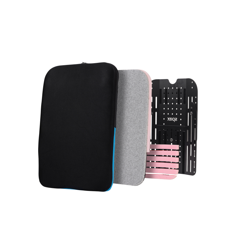 Breakdown of Growth adjust back support materials.