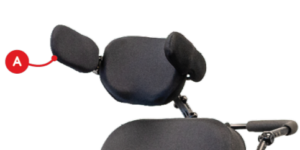 Spex Lateral shown mounted on head support