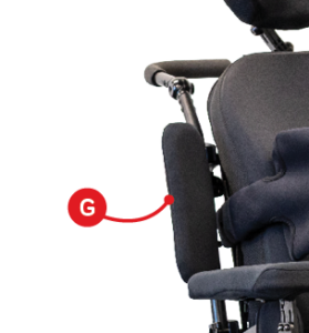 Spex Lateral acting as upper limb support 